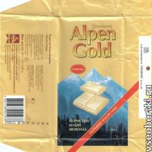 Alpen Gold aerated шоколад белый пористый 80г